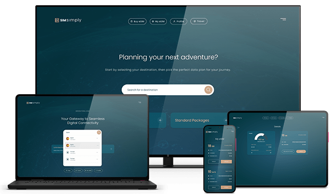 Hero Screens for SIMsimply